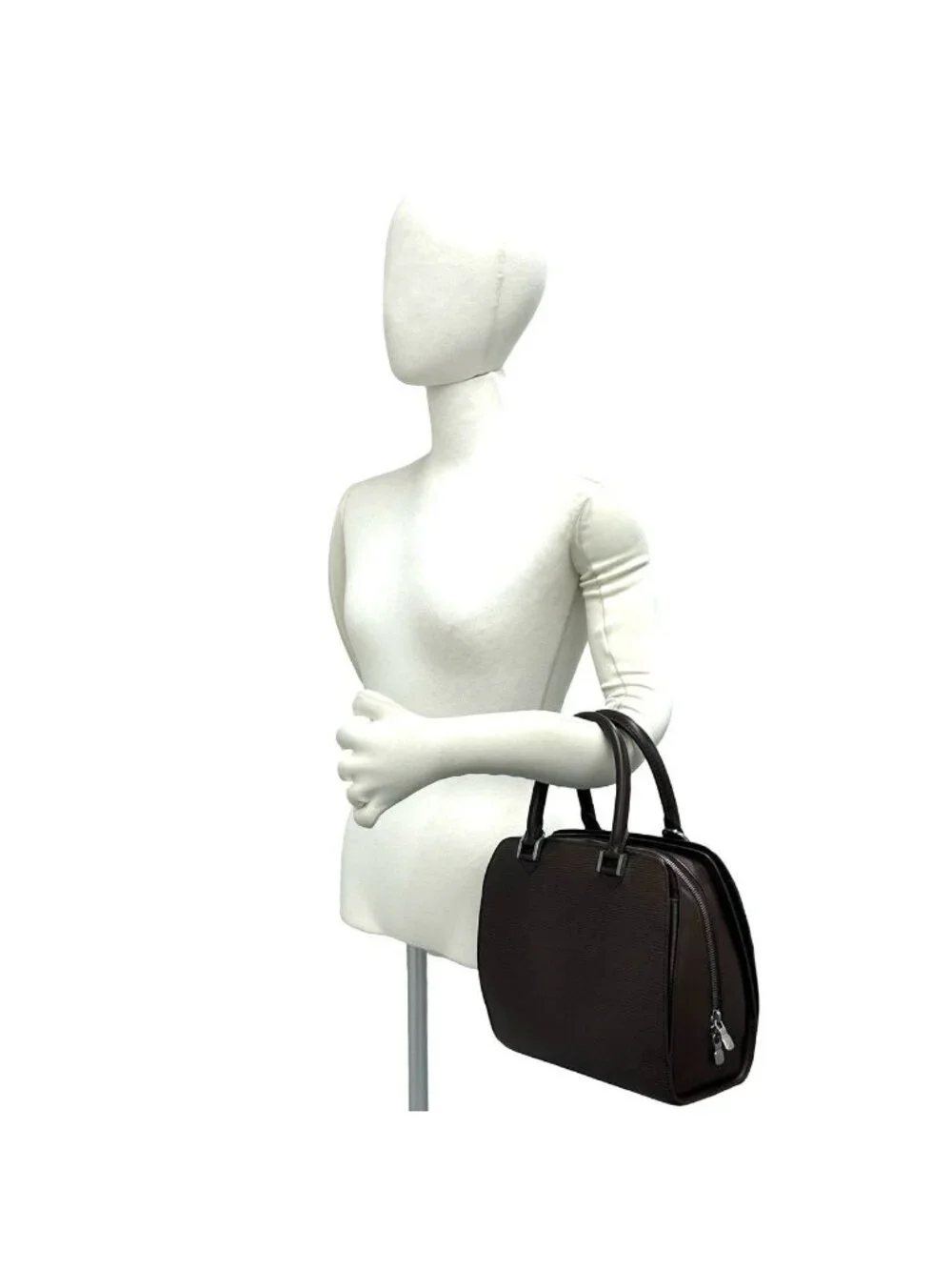 Louis Vuitton Pont Neuf Epi Leather Mini Boston Bag Mocha Brown